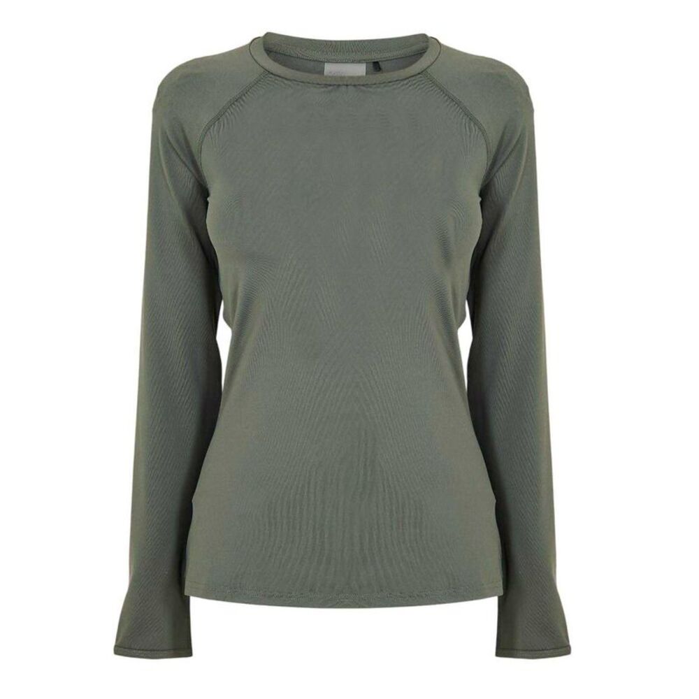 USA Pro Womens/Ladies Long-Sleeved Top / Khaki